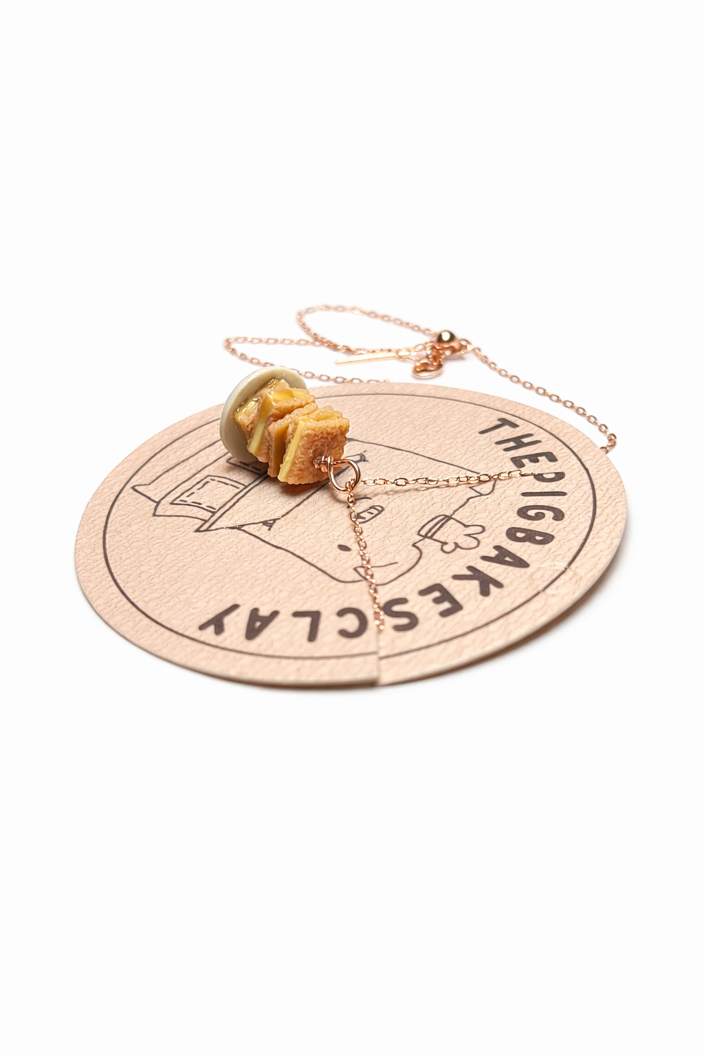 Kopi and Kaya Butter Toast Earrings/Necklaces (INSTOCK/PREORDER - 6-8weeks)