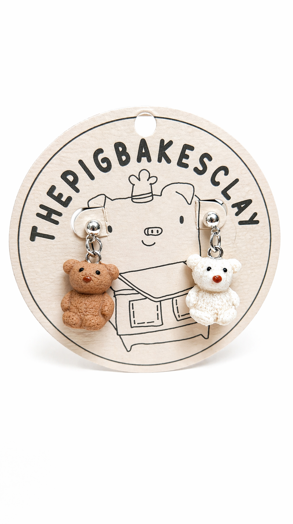 UK Jellycat inspired Bartholomew Bear Junior Dangles