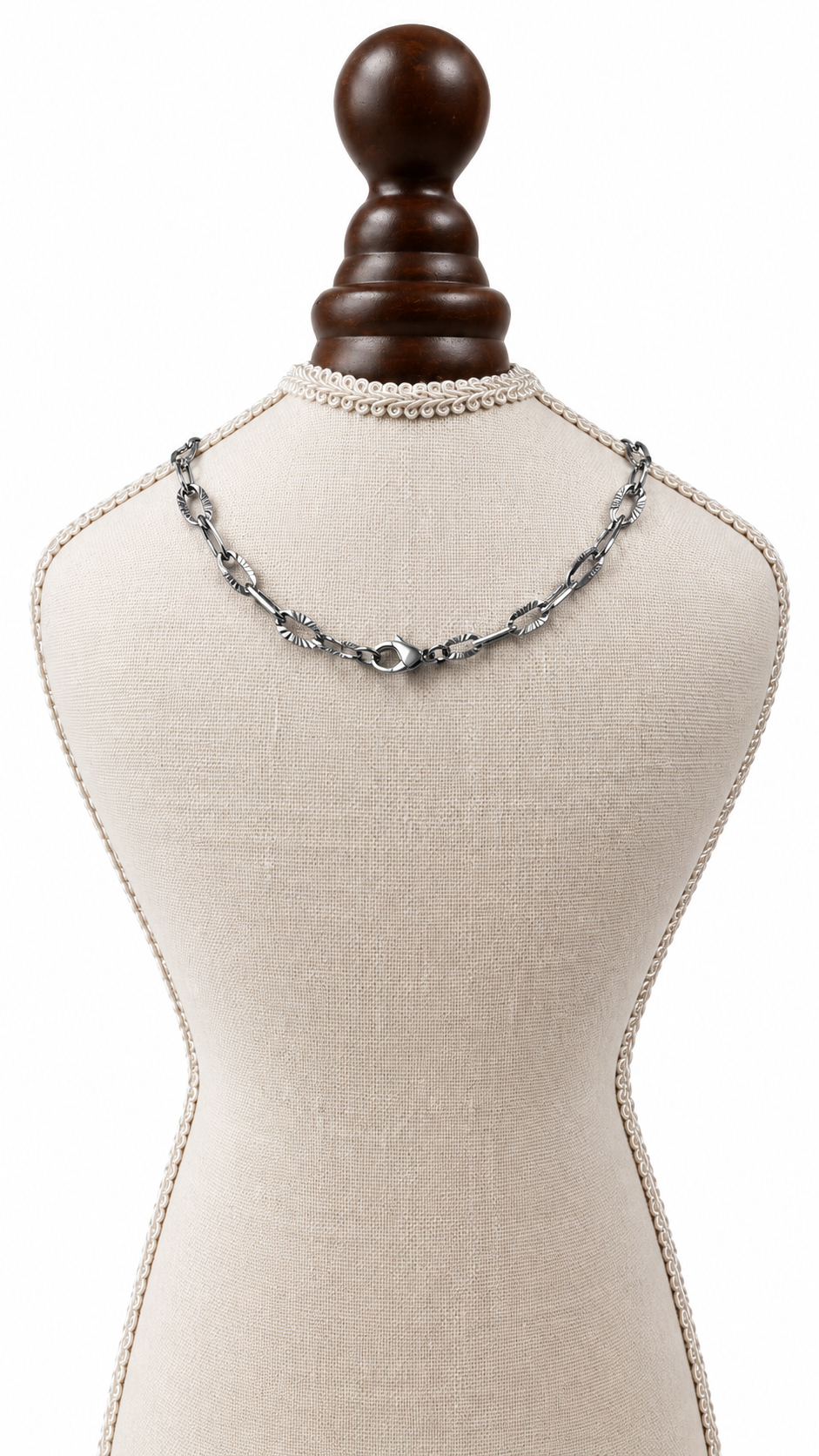 Titanium Necklace Link Chain (medical implant-grade ASTM F136)