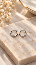 Titanium Ear Hoop (medical implant grade ASTM F136)