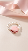 Pierre Hermes Inspired Macaron Pearl Ring