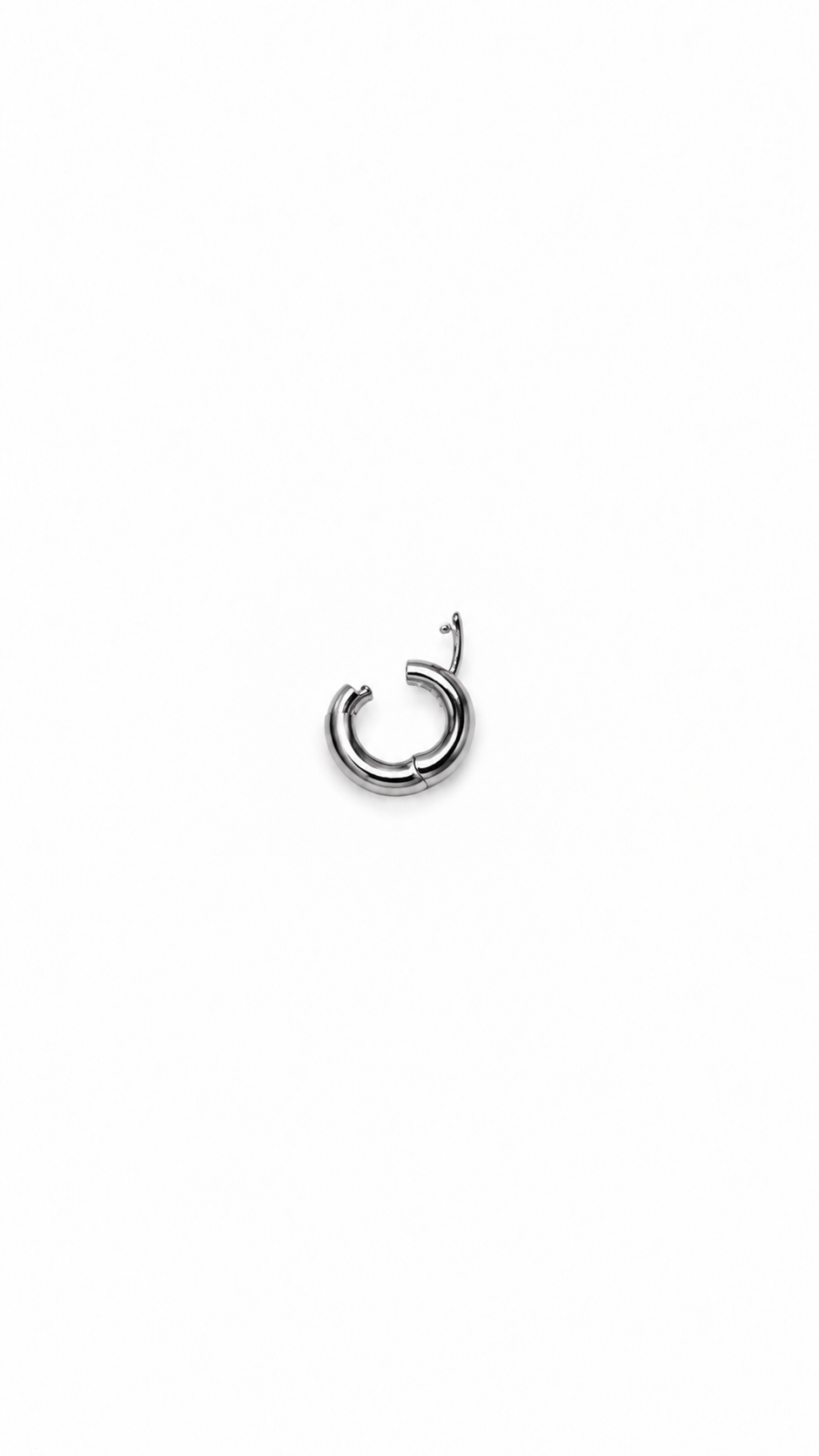 Double-Closure Clasp in 18K White-Gold (18K Gold-Plated over 925 Sterling Silver)