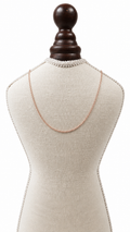 18K Rose Gold Necklace Chain (18K Rose-Gold Plated over 925 Sterling Silver)