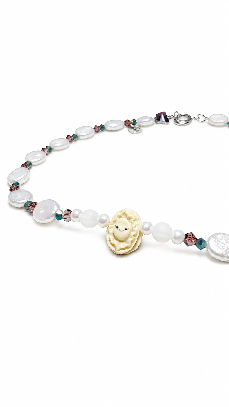 Abalone Hand-Beaded Necklace