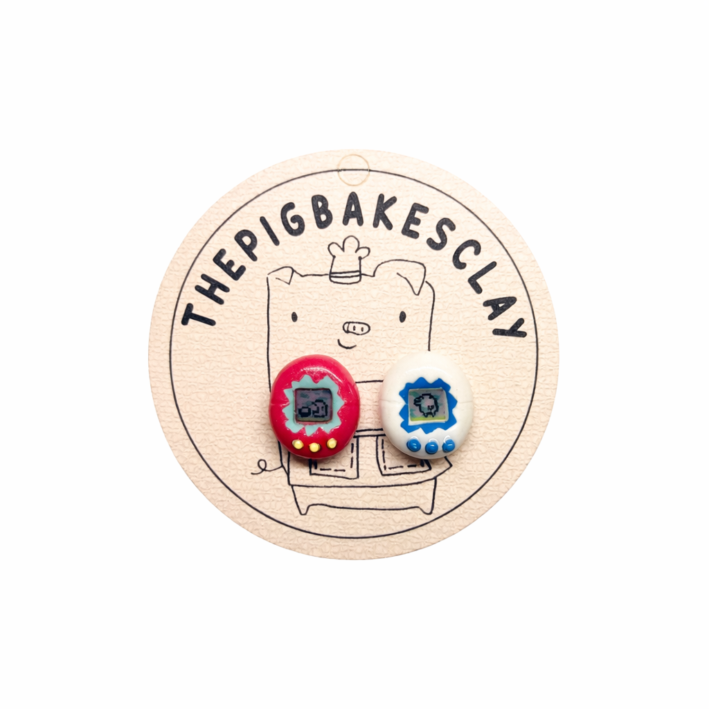 Tamagotchi Earring Studs