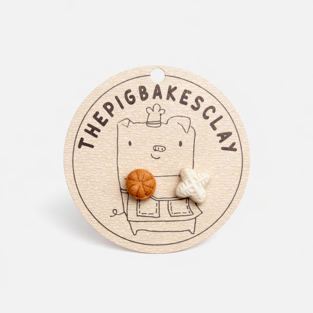 Kueh Bahulu and Kueh Bangkit Studs