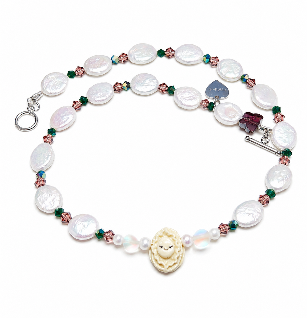 Abalone Hand-Beaded Necklace