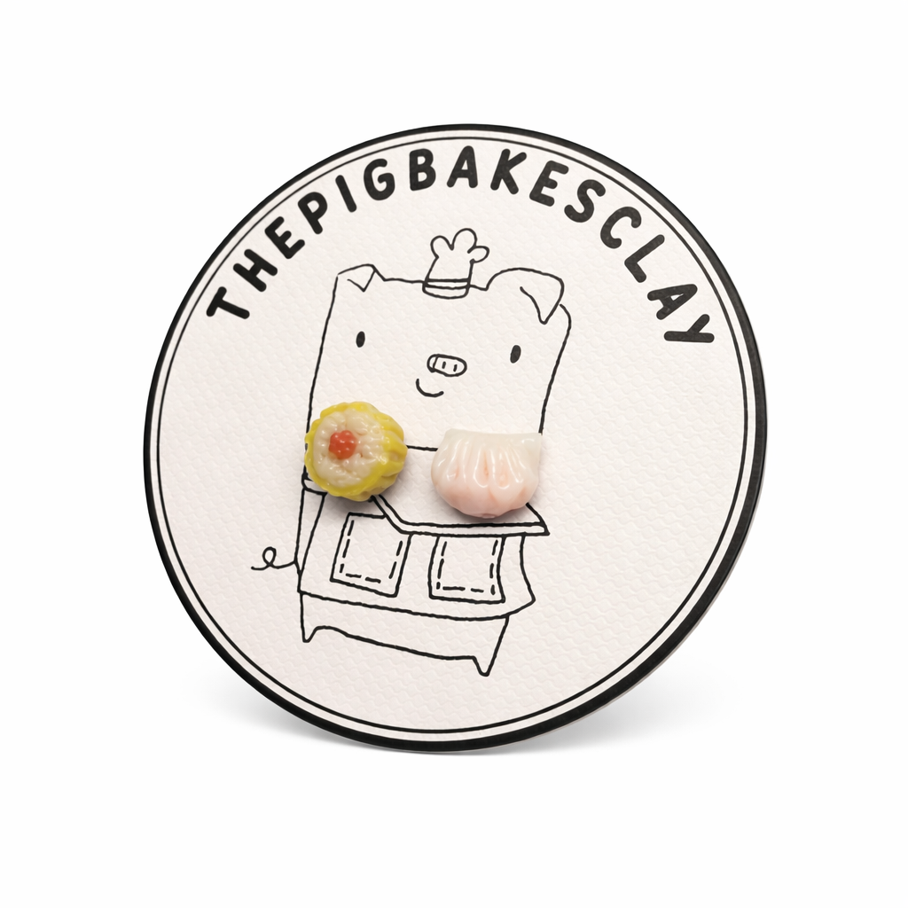 Siew Mai and Hargow Dim Sum Earring Studs
