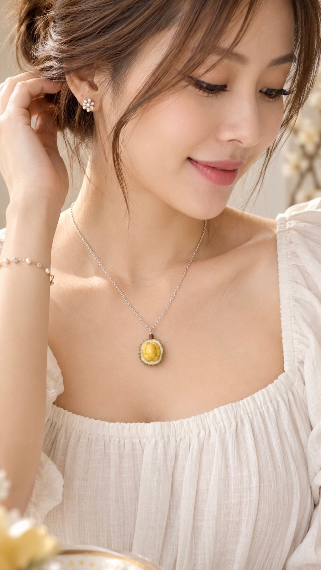 The Reversible Durian Chain Necklace