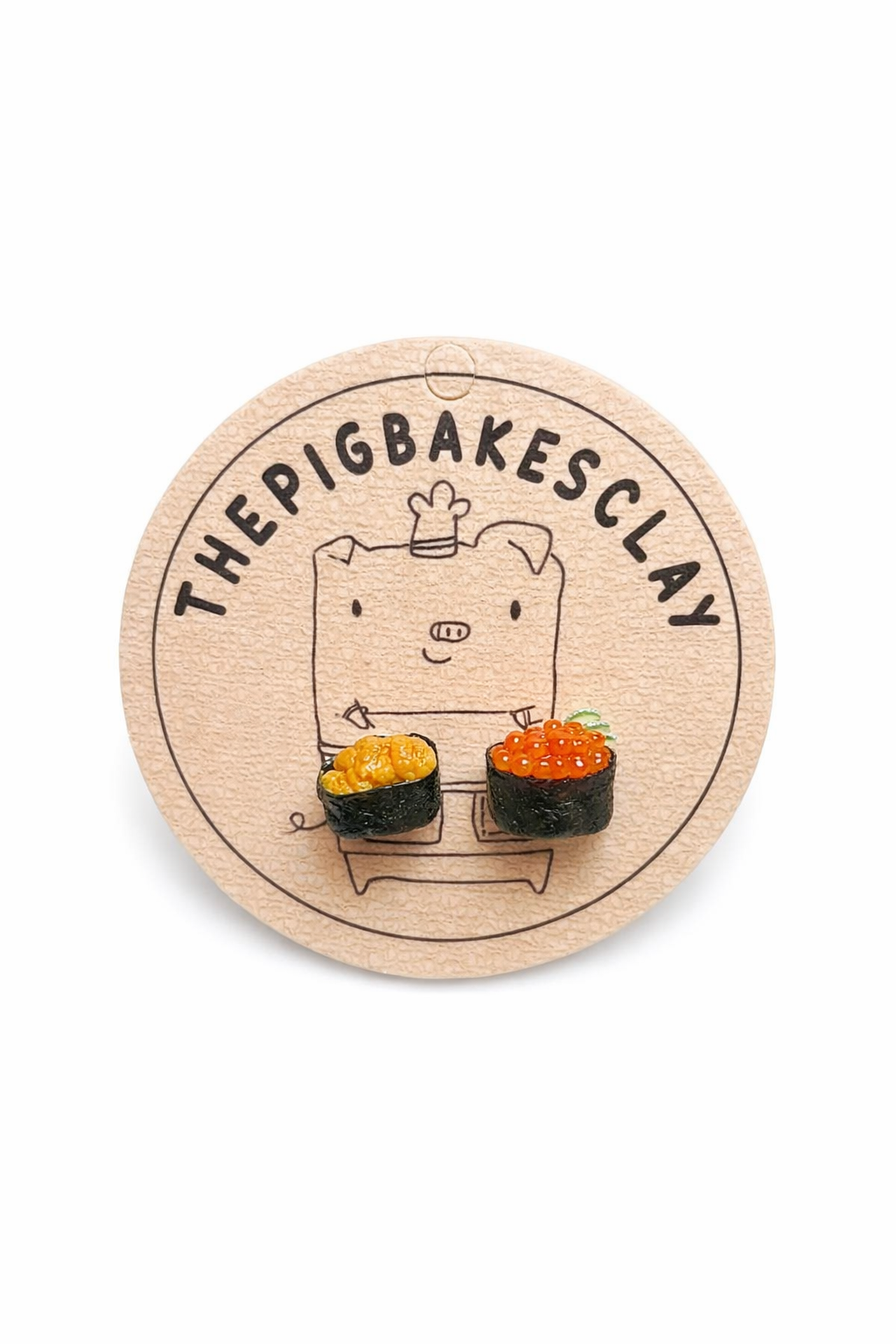 Ikura and Uni Sushi Earrings (PREORDER, wait time of 4-8weeks)