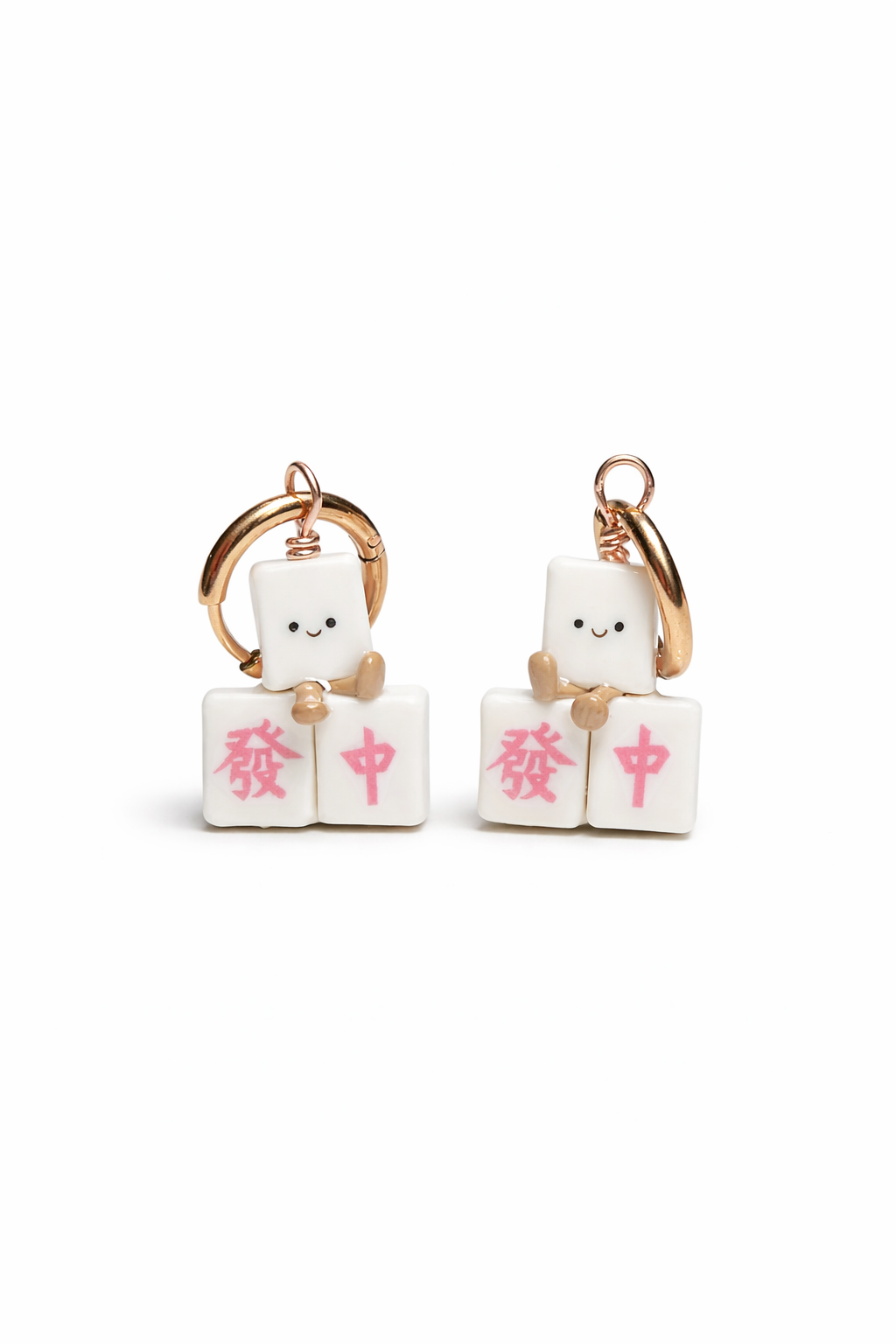 The Mahjong Family earrings (INSTOCK)
