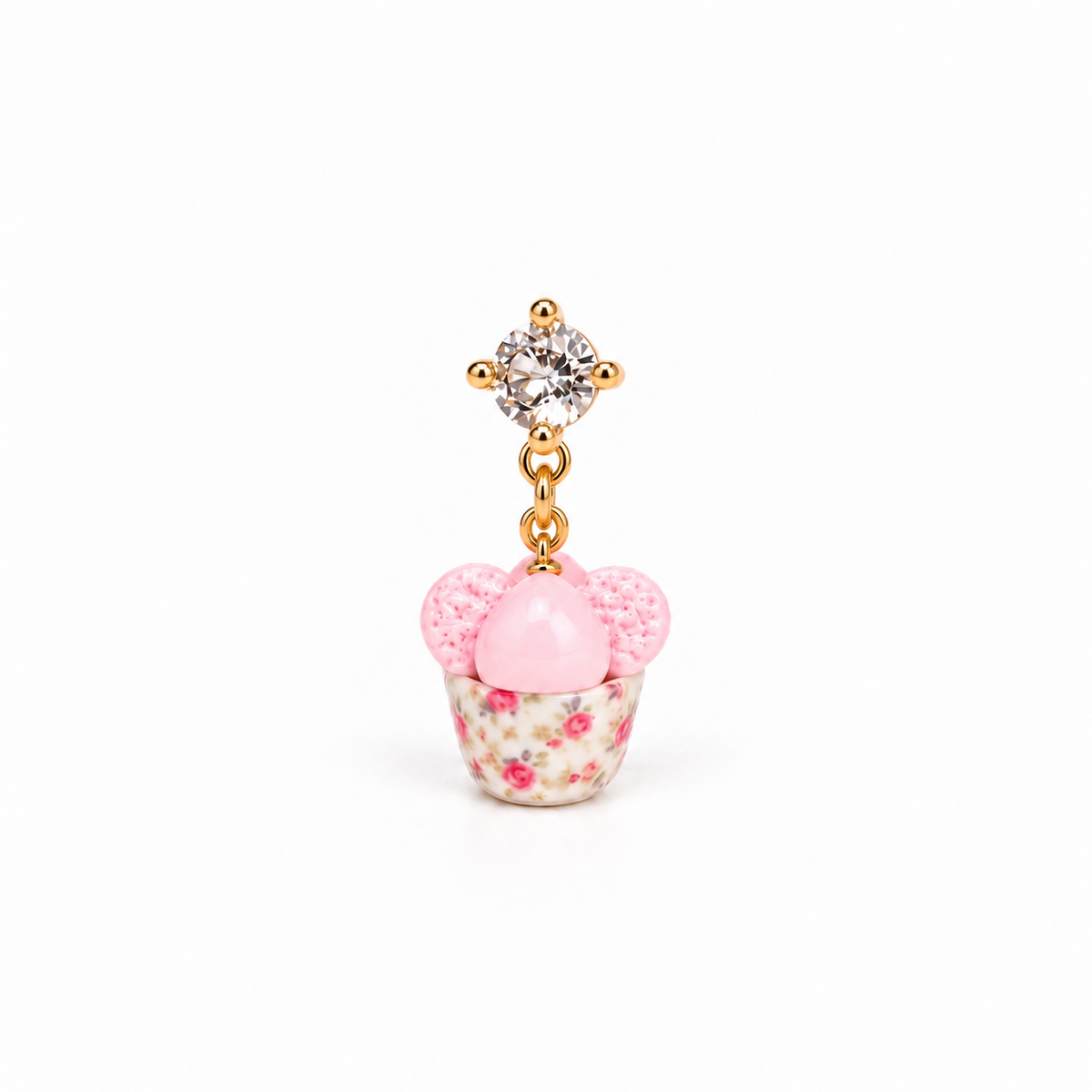 The Huat Kueh Miniature Charm in Vintage Floral