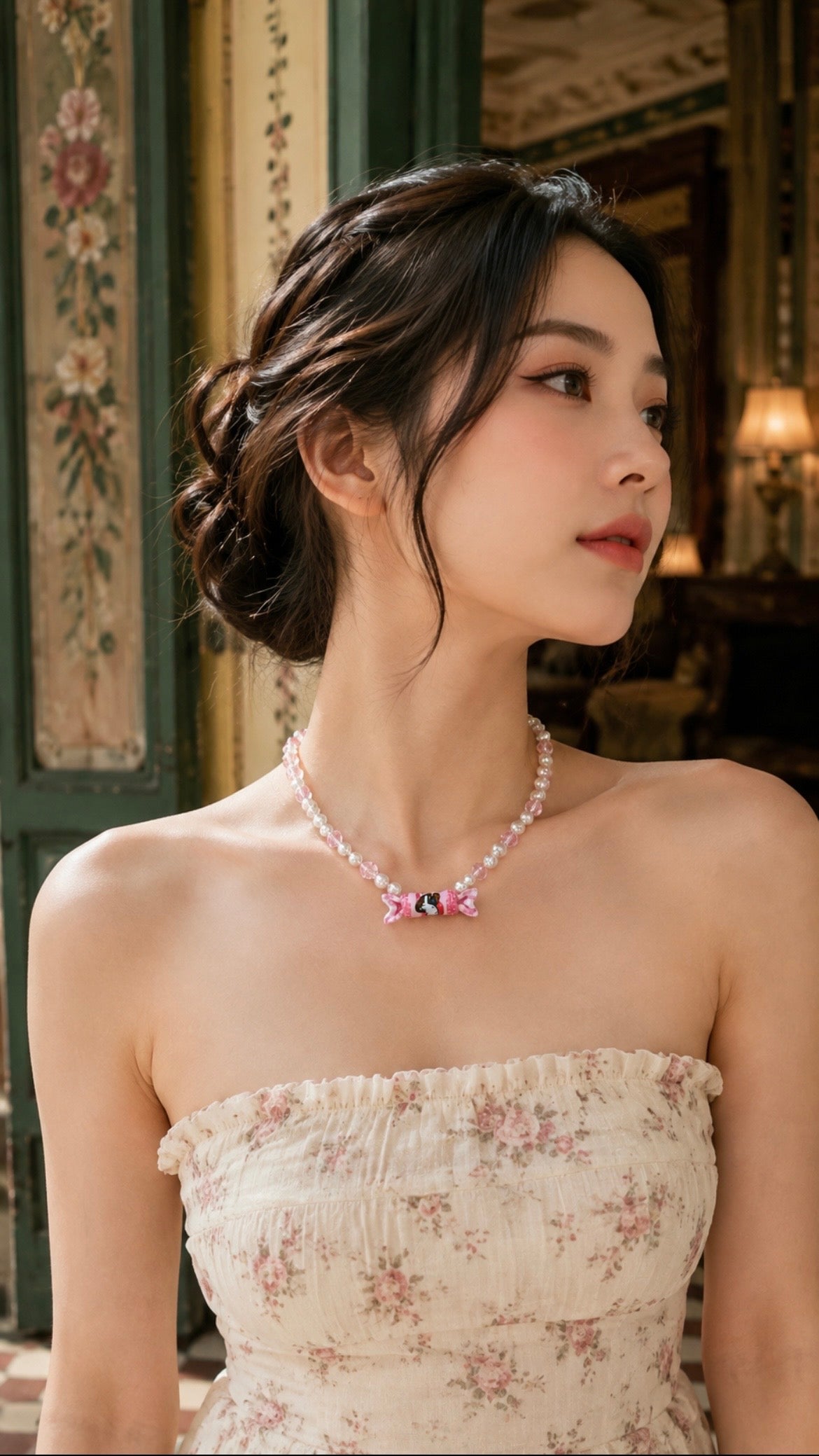 The Pink Rabbit Sweet Necklace