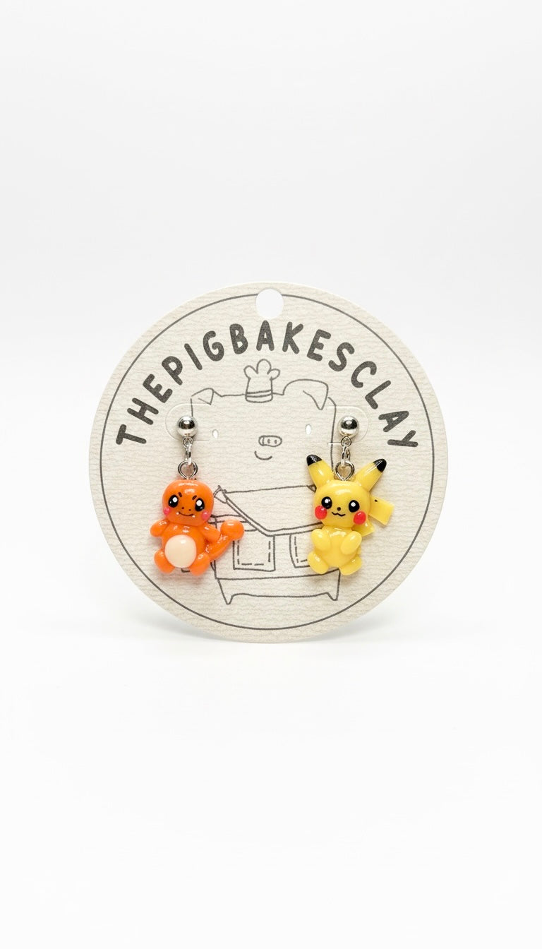 Pikachu and Charmander Dangles