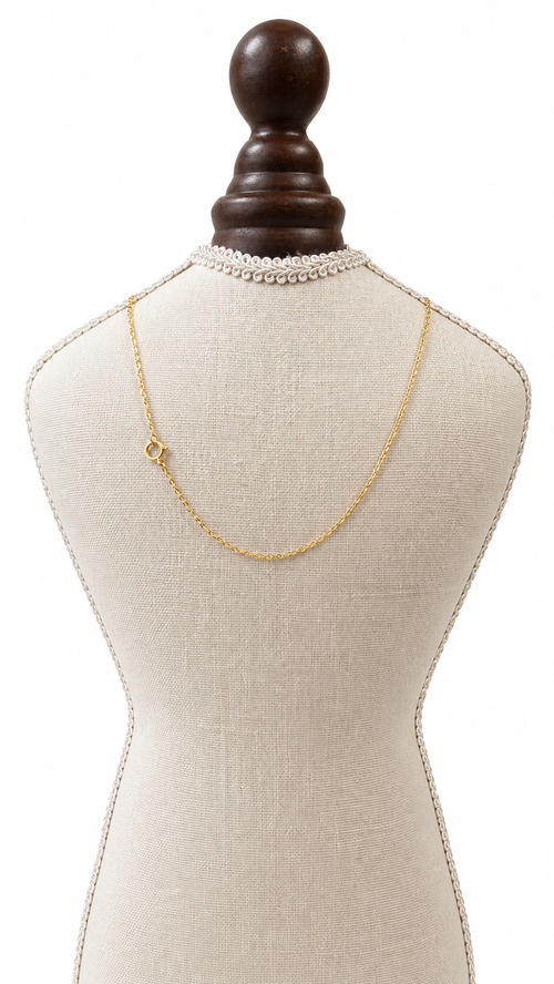14K Gold Necklace Chain (14K Gold Vermeil over 925 Sterling Silver)