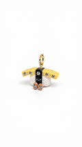 The Smiley Tamago Sushi with His Moissanites Miniature Charm