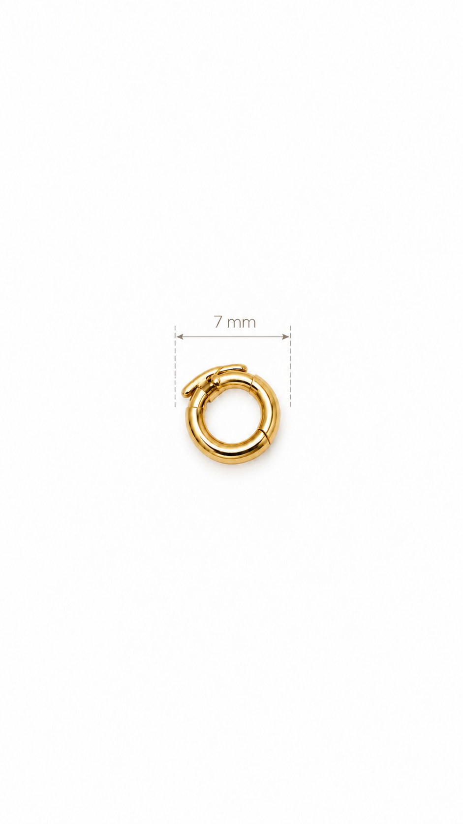 Double-Closure Clasp in 18K Gold (18K Gold-Plated over 925 Sterling Silver)
