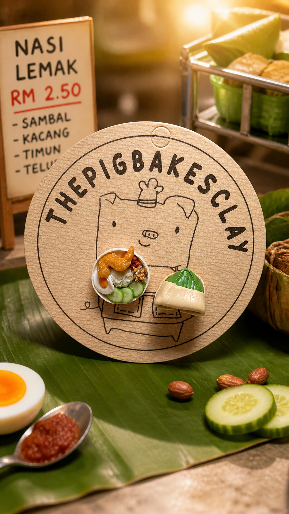 Nasi Lemak Ear Studs