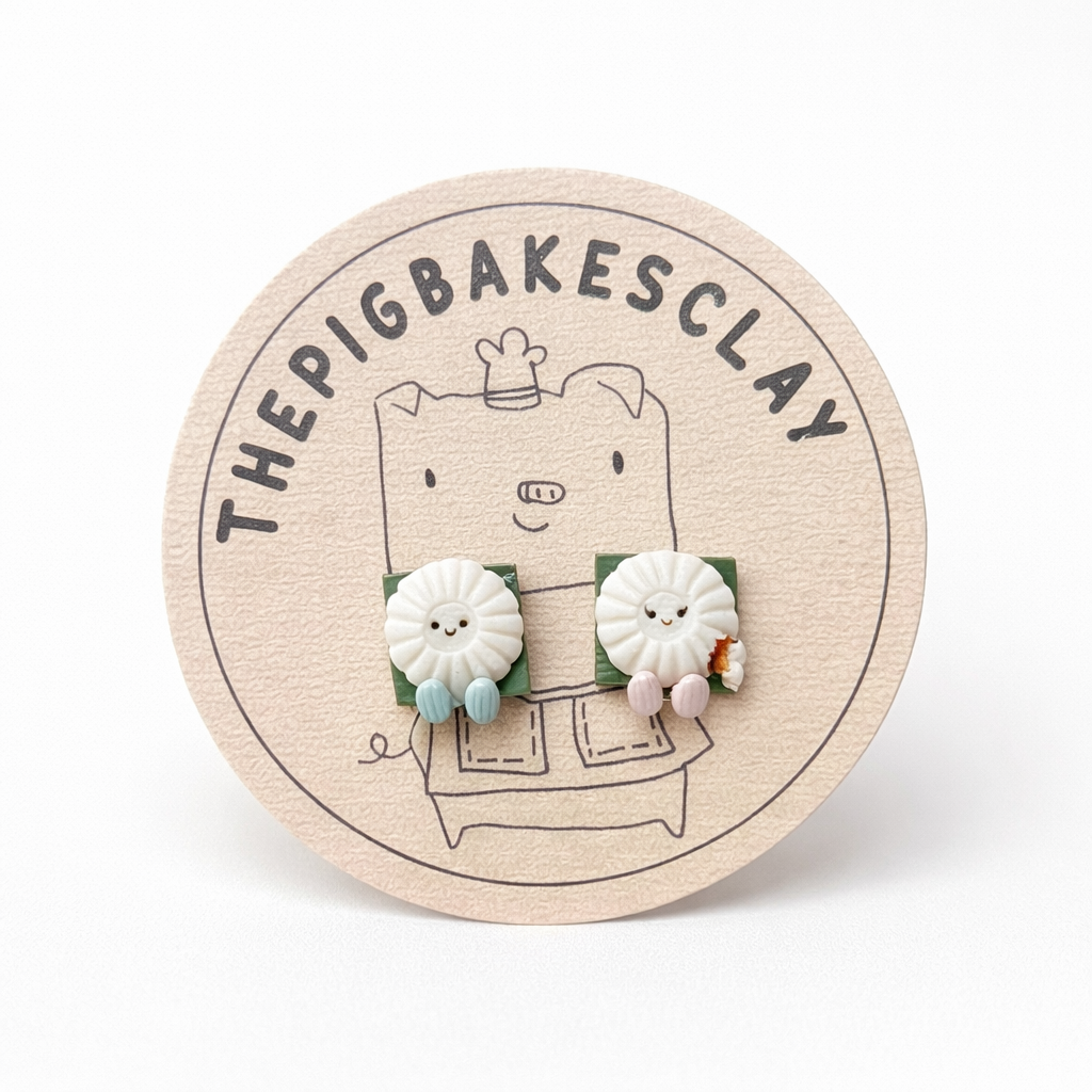 Kueh Tutu Couple Jellycats Earrings (a variety)