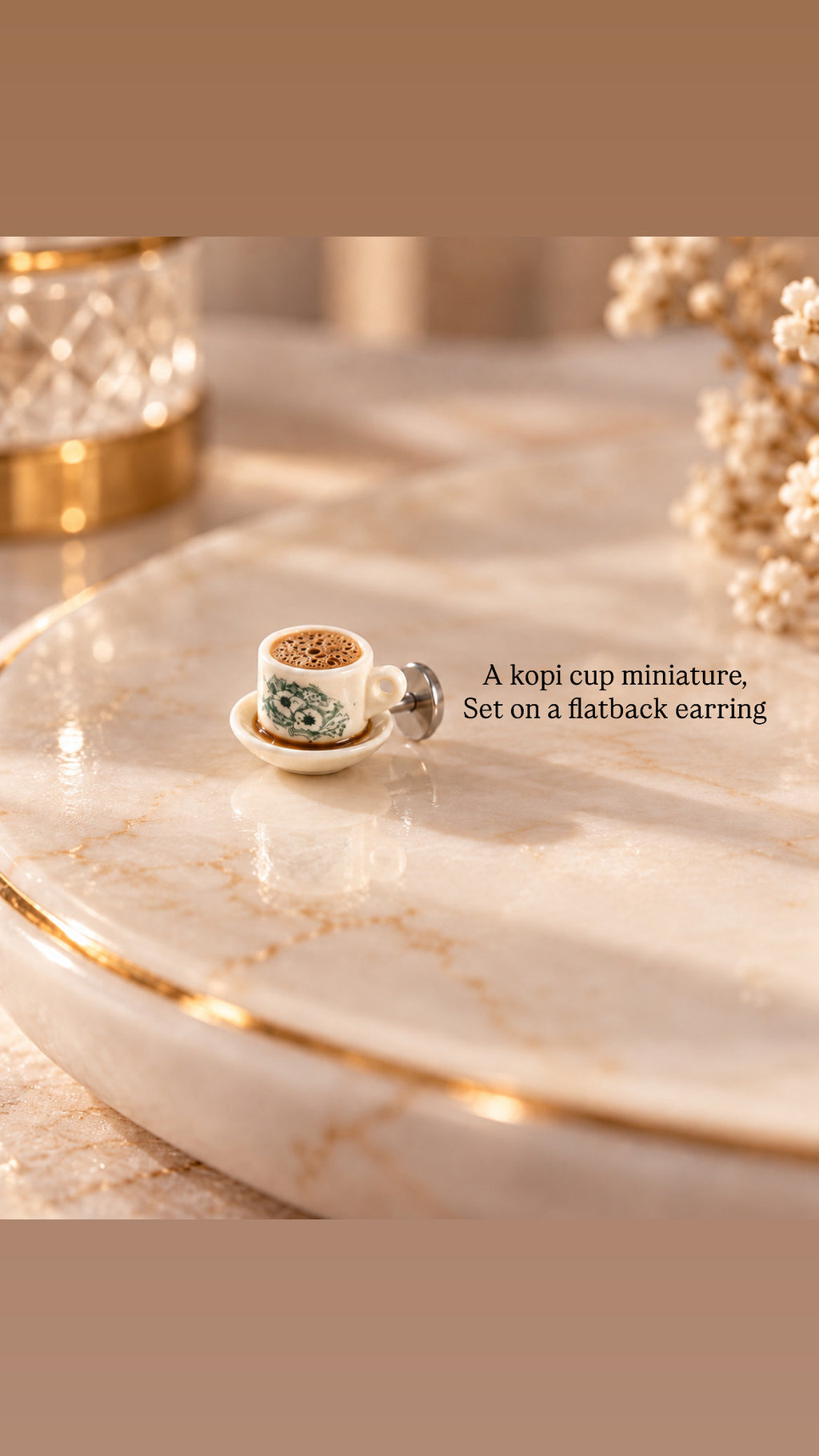 The Kopi Cup Miniature Charm