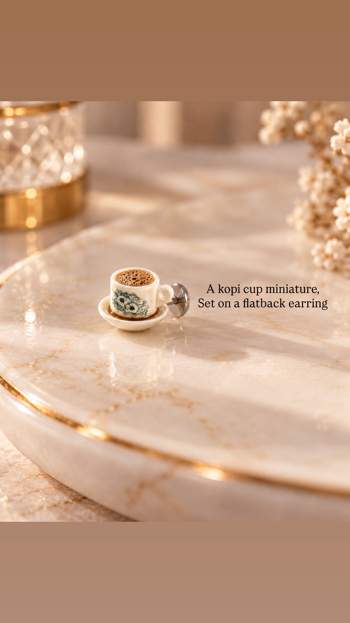 The Kopi Cup Miniature Charm