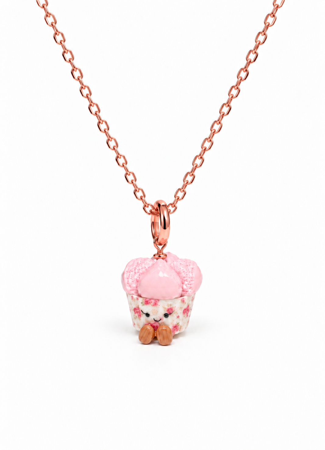 18K Rose Gold Necklace Chain (18K Rose-Gold Plated over 925 Sterling Silver)