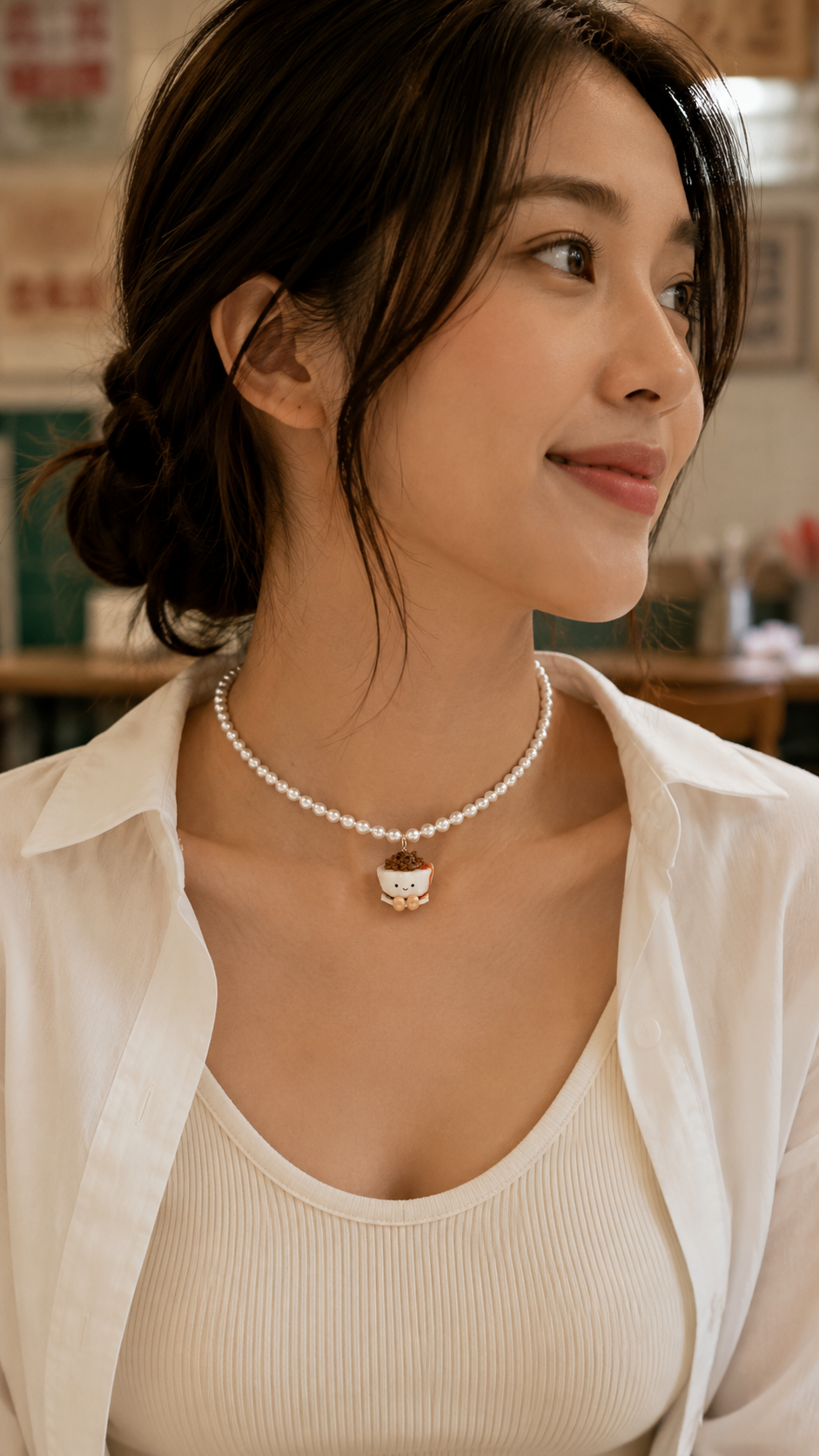 Chwee Kueh Pearl Necklace