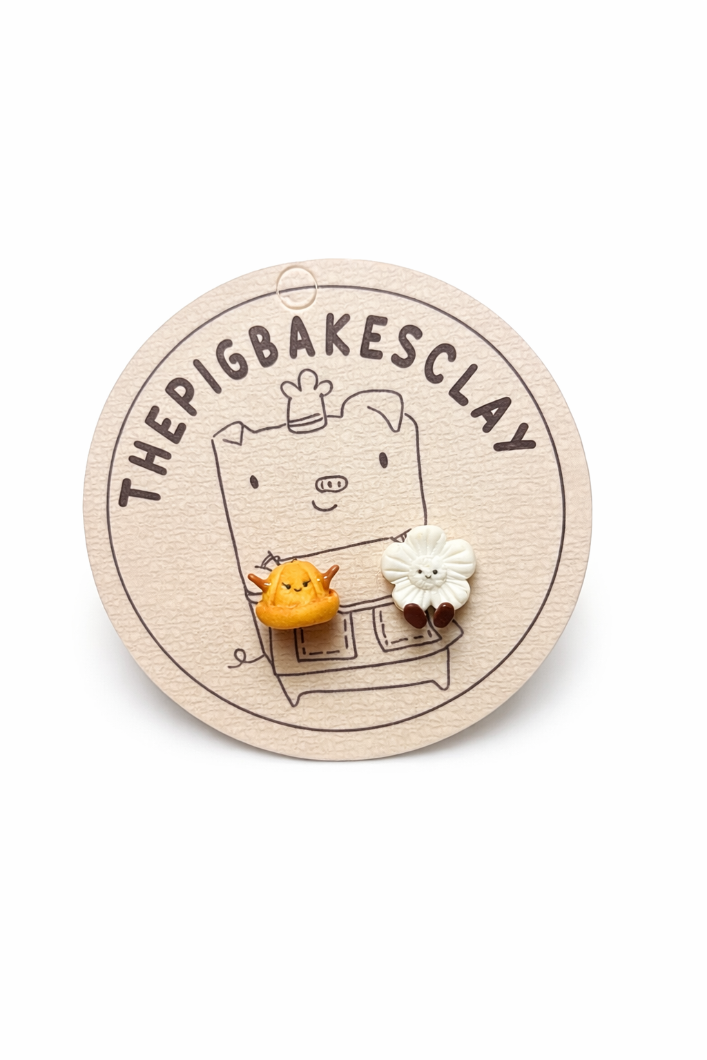 Kueh Bahulu and Kueh Bangkit Jellycat Earring Studs