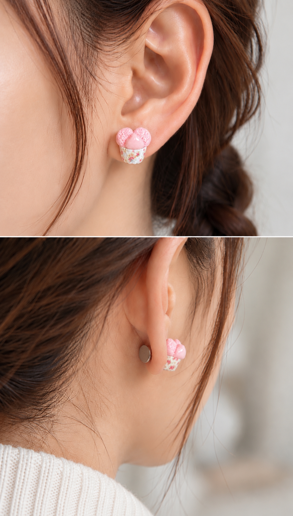 Huat kueh vintage floral charm only, for flatbacks and earstuds