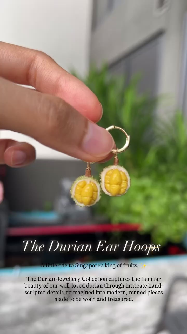 The Durian Ear Hoops