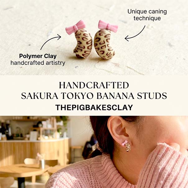 Tokyo Banana Earring Studs